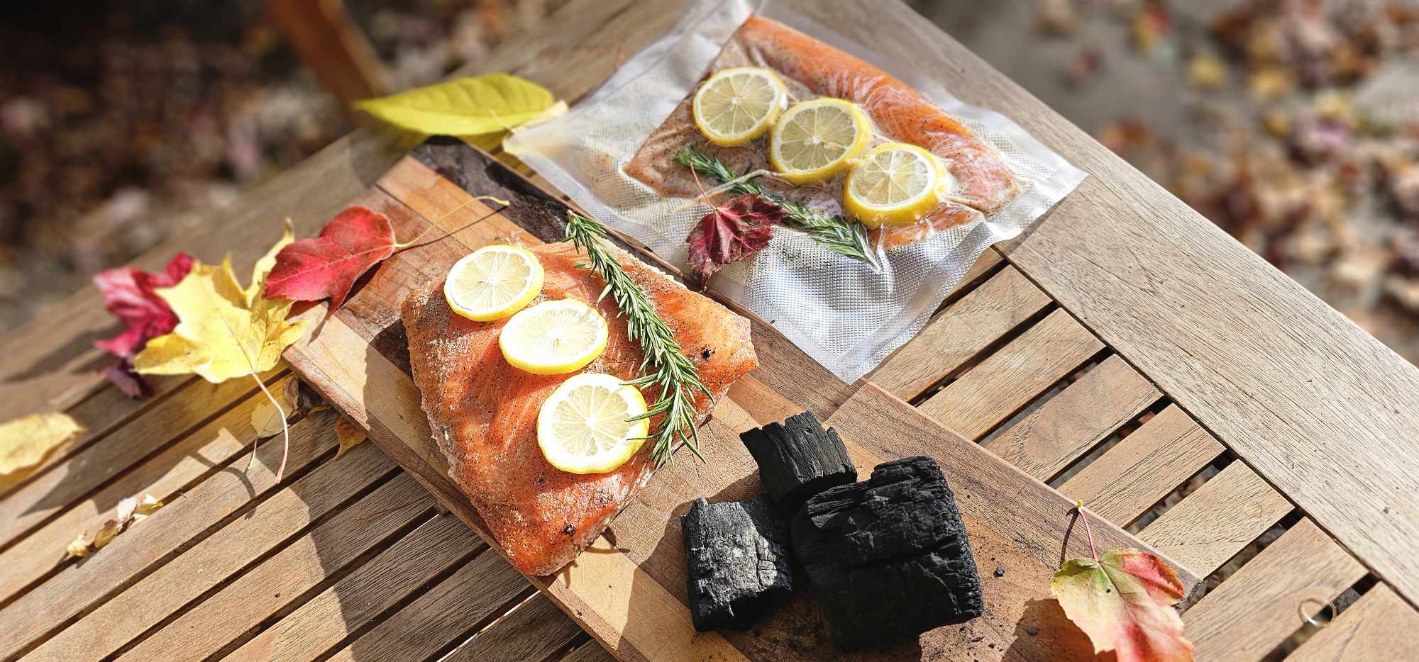 saumon citron et romarin